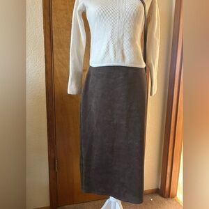 Vince Camuto Chocolate Pencil Skirt
